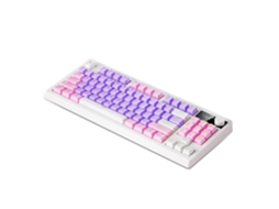 Teclado Mecânico Sem Fio K87 Teclado Mecânico Rgb Conectividade De Três Modos 18 Luzes Everley891