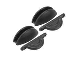 Kit De Suporte De Porta Para Rv, Em Nylon Com Formato De Arco, Para Caravanas, Trailers E Autocaravanas, Preto. Aquaforge