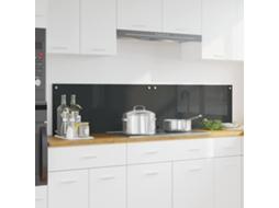 Vidaxl Painel De Cozinha 2 Unid. Cinza Escuro 90 X 40 Cm
