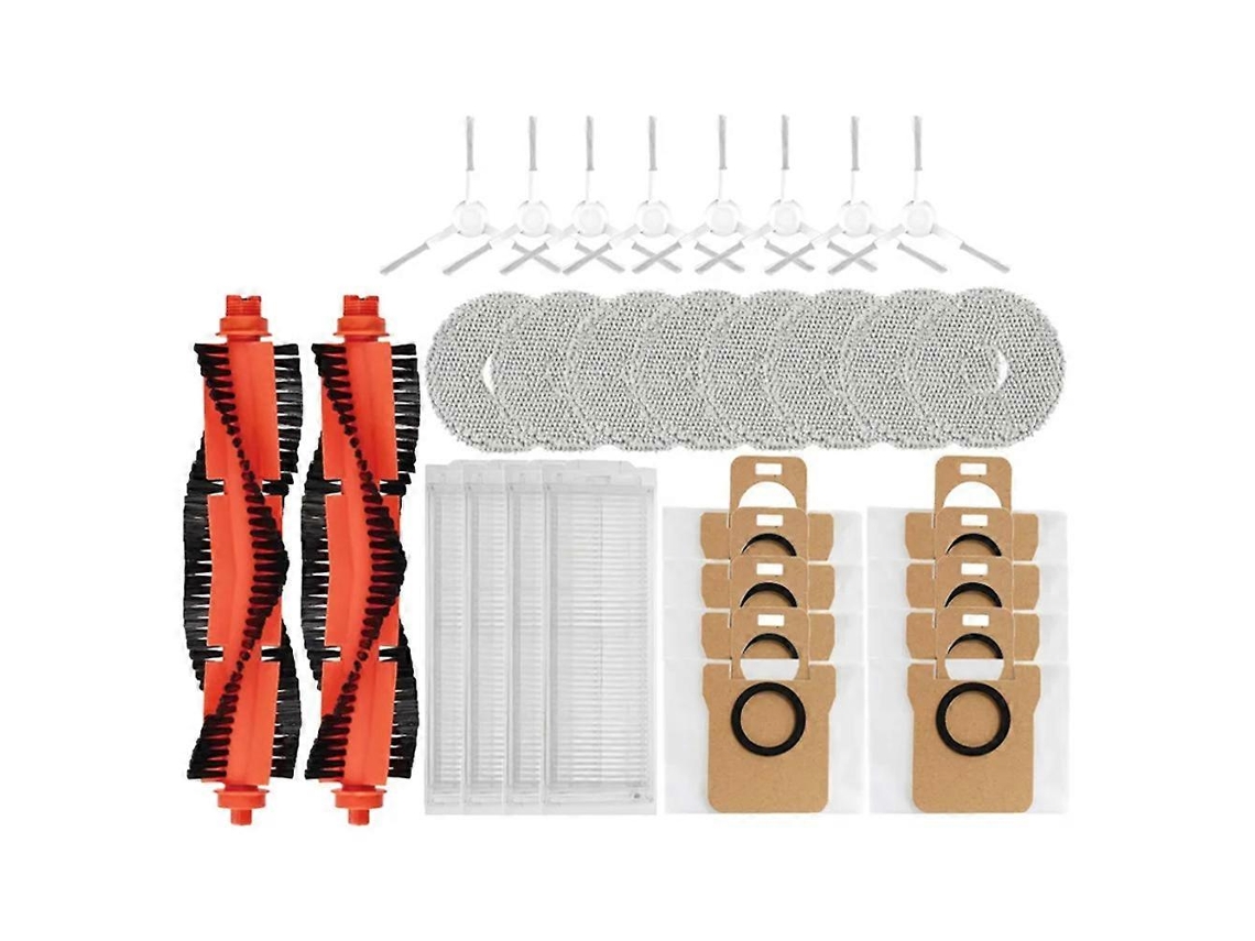 Peças De Reposição Para M30 Pro, Acessórios, Pano De Limpeza, Saco De Pó, Filtro Hepa, Escova Lateral Principal._ptg
