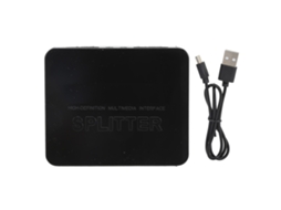Divisor de interface HDMI 1x2 para monitores 4K 1080p 3D, transmissão sem perdas | S/MARCA