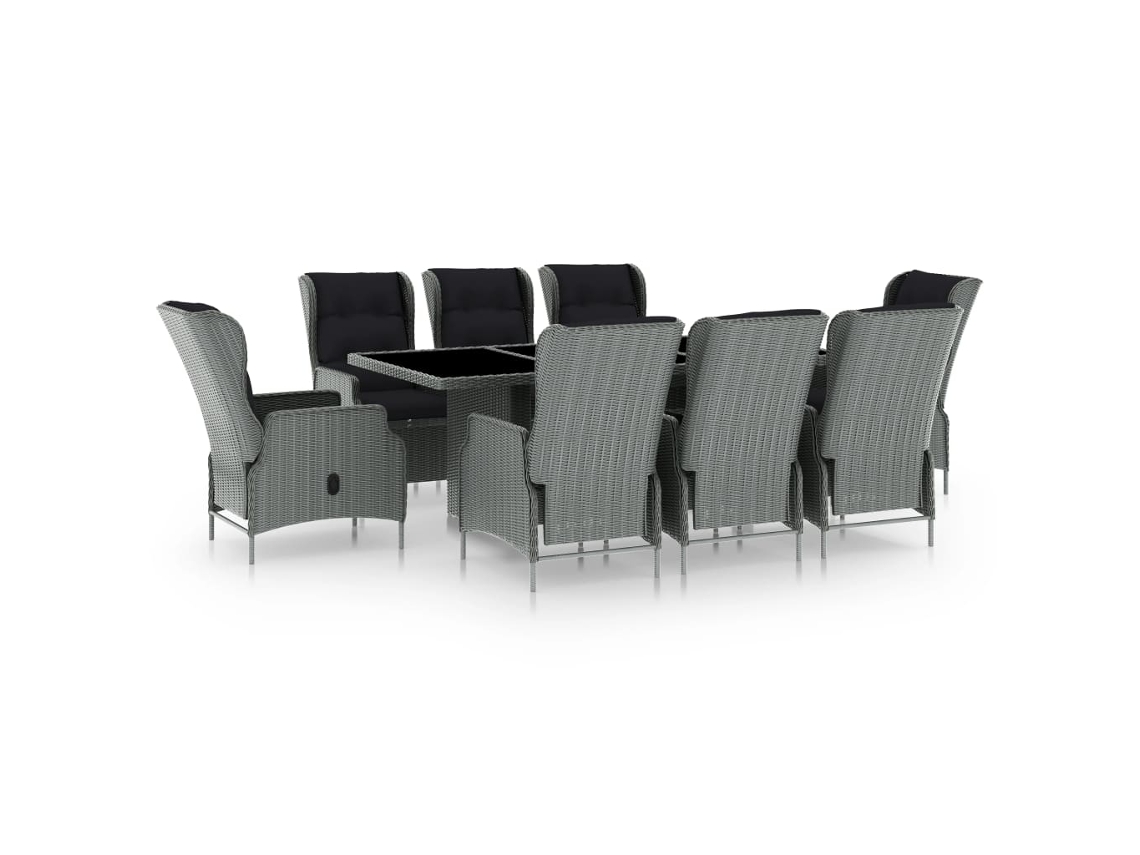 Outdoor Dining Set, Outdoor Dining Sets Vidaxl Cinzeto Rattan / Vime (n/a)
