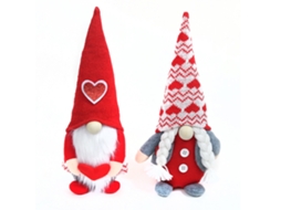 Boneco Anão Sem Rosto Pelúcia Decorativo Dia Dos Namorados Presente 2 Peças/conjunto