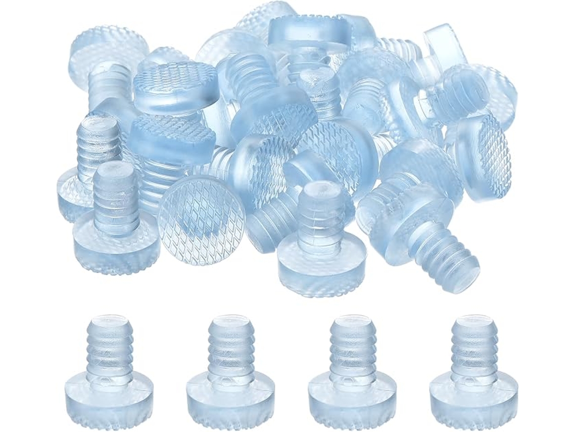 26 X Almofadas De Borracha Transparentes 8 Mm / 0,31 Polegadas