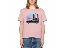 Rockinstone Back To The Future Movie Nyooooom White Adult T-shirt Size:l