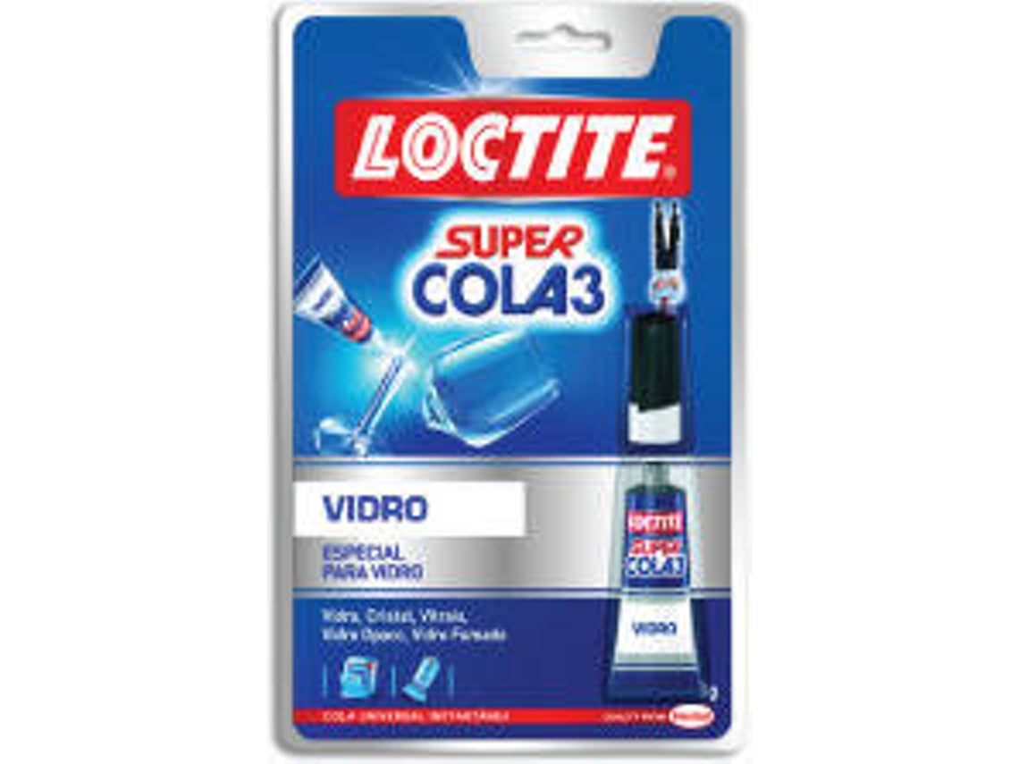 Super Cola 3 Loctite Vidro