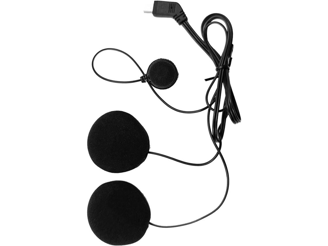 Sistema de áudio integrado com microfone para capacete de motocicleta