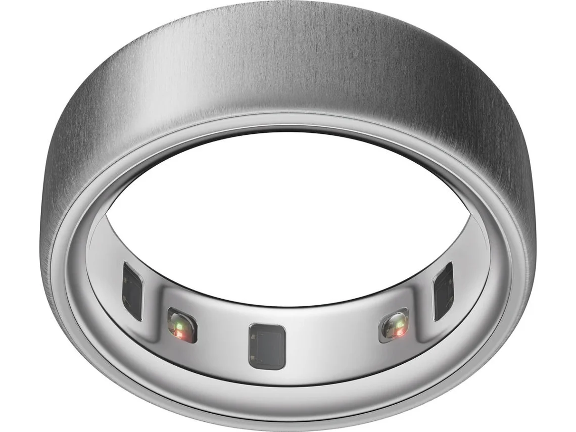 Smart Ring OURA Ring 4 - (Prata Escovada - Tamanho 10)