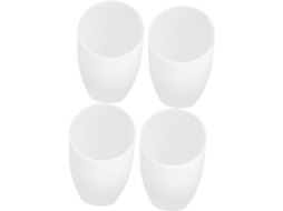 Conjunto de 4 Luminárias de Mesa de Plástico Mm SFUSHOS