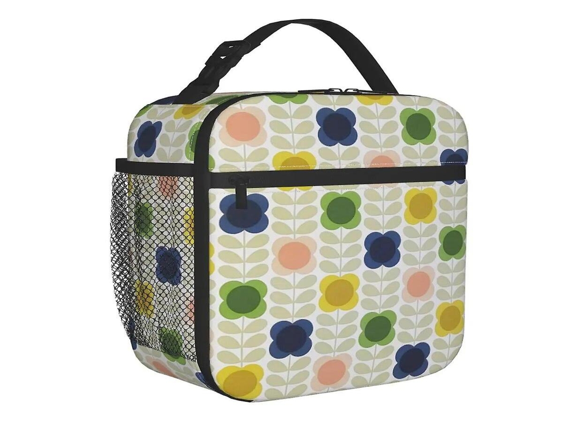 Lurelia Lancheira Bento, Com Isolamento Térmico, Estampa Floral