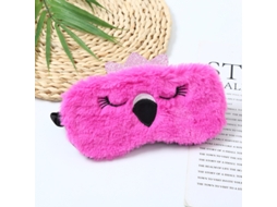 Máscara de Dormir Infantil com Estampa de Flamingo Rosa Escuro para Meninas AQUAFORGE