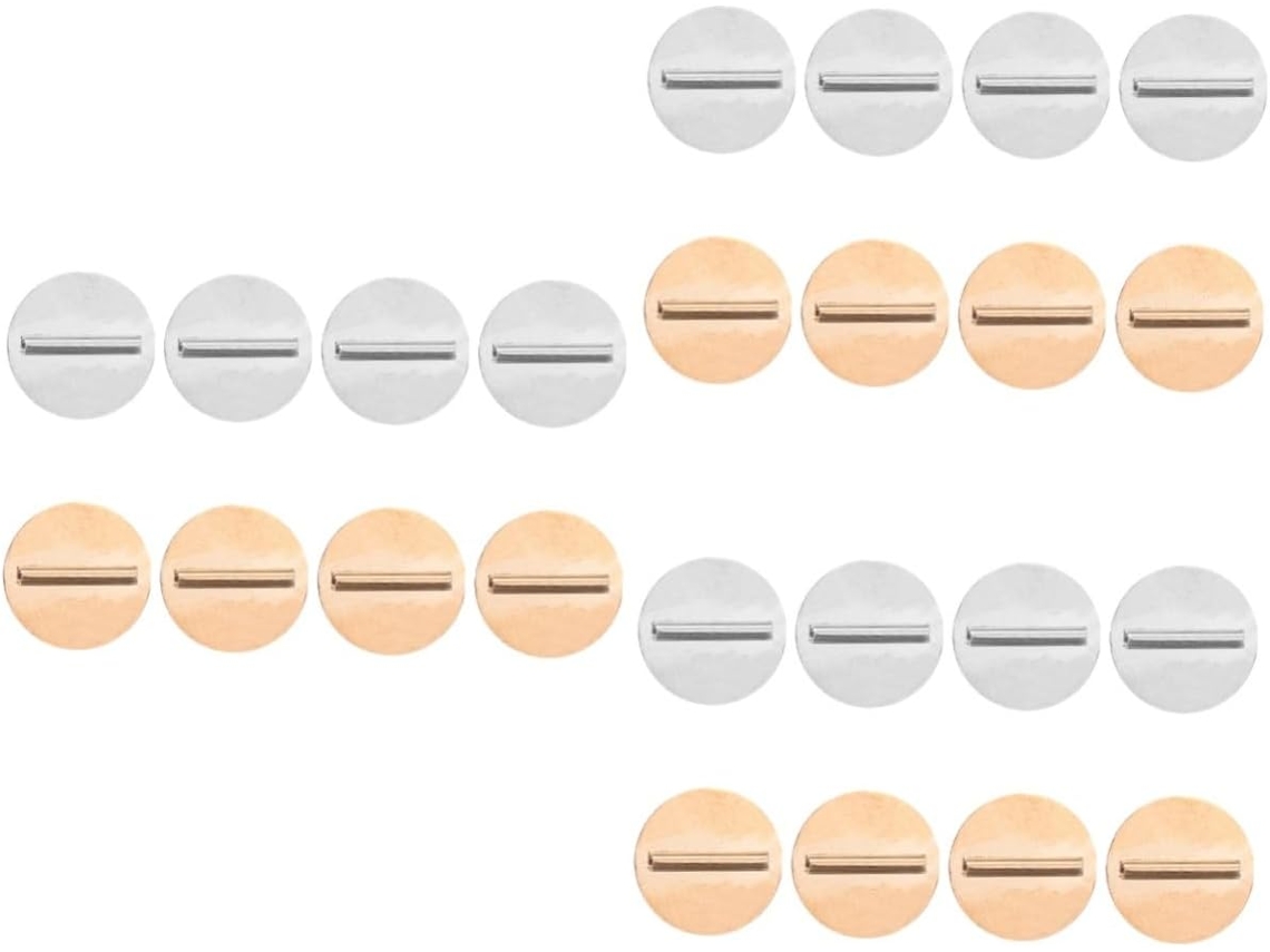 Nuobesty 12 Pares De Broches Magnéticos Em Miniatura Para Roupas, Fivelas De Metal Elegantes E Práticas