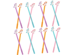 Conjunto De 16 Canetas Em Gel Com Unicórnios Fofos, Cores Pastel,