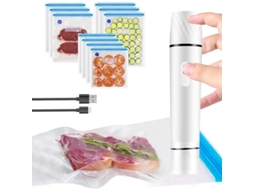 Seladora A Vácuo Manual Para Alimentos, Máquina De Selagem A Vácuo, Seladora A Vácuo Recarregável Mini