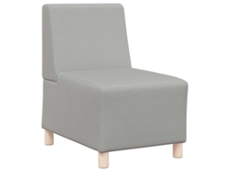 Modular Sofa Unit Armless, Modular Sofa Units Armless​ Vidaxl Cinzeto Tecido (n/a)