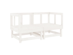 Garden Corner Sofa, Garden Corner Sofas Vidaxl Branco Madeira De Pinho (n/a)