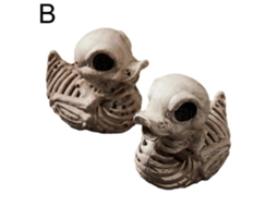 Patos Esqueletos De Halloween Pato Esqueleto De Plástico Falso De Halloween Crazy Bonez Ly Ebike