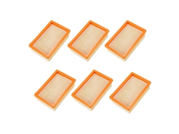 Acessório para Aspiradores KARCHER Pacote 6 Filtros Mv4 Mv5 Mv6 Wd4 Wd5 Wd6 fígado