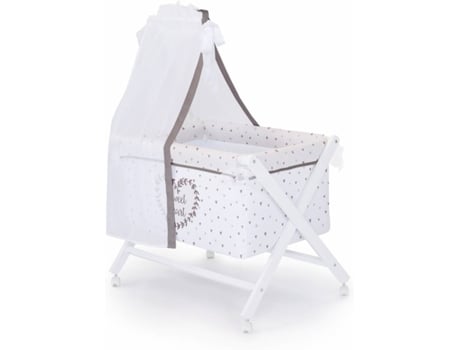Mini Berço e Têxtil  Sweet Heart Multicolorido (57x25x82 cm)