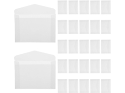 100 Envelopes De Papel Cristal Para Lembrancinhas De Casamento, Mini Para Ingressos, Selos, Sementes