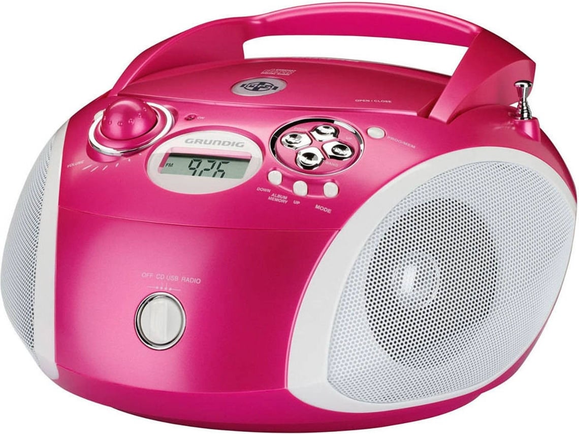 Rádio CD GRUNDIG RCD 1445 Rosa