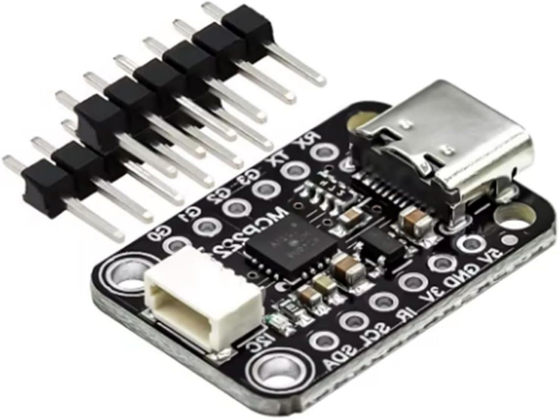 Módulo Conversor Usb Para Gpio Mcp2221a Plug And Play Projetos Eletrônicos Rápidos, Sem Necessidade De Driver