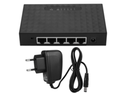 Commutador de Rede Ethernet LAXISCREED 10/100mbps Vlan