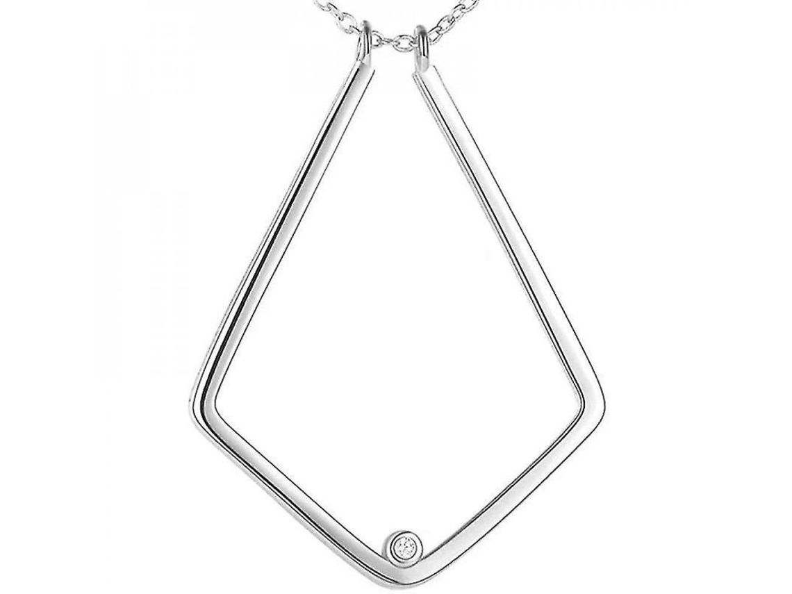 2026-colgante De Collar Para Anillos De Plata Joyería Para Mujer Esposa Novia Con Porta Anillos Wuo Plata