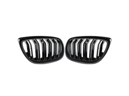 Grade Frontal, Compatível Com Modelos De Coupé De Luxo E92 E93, Construção Durável Em Abs, Preto Brilhante