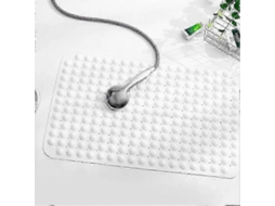 Tapete De Banho Com Ventosas Antiderrapantes Para Massagem Nos Pés, 36*70cm