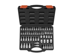 Conjunto Profissional De Chaves E Bits Torx 60 Peças Em Aço Resistente Tekmaquinas