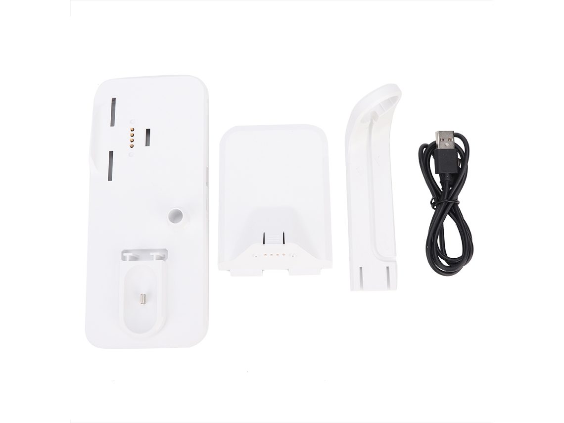 Aetheria carregador Sem Fio Portátil 3 em 1 Stand de Carregamento Rápido para Telefone Relógio Fones de Ouvido Branco