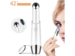Massageador de Olhos Elétrico Iônico Com 42 Níveis de Ar, Recarregável Via USB, Remove Olheiras, Rugas E Bags Sob Os Olhos