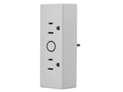 Tomada Inteligente Com 2 Tomadas 15a, Wi-fi, Compatível Com Alexa, Google Home E Ifttt, Tomada De Parede