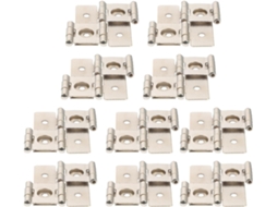 Conjunto De 10 Dobradiças Porta Dupla Ação Para Cantos, Armários E