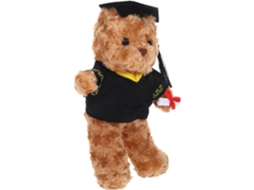 Urso De Pelúcia Macio E Algodão Pp, Chapéu Doutorado, Design Adorável