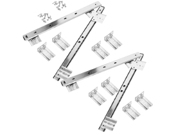 Corrediças Para Gaveta De Teclado Pretyzoom, Peças De Reposição Para Gaveta, Aço Laminado A Frio, Prata, Para Teclado