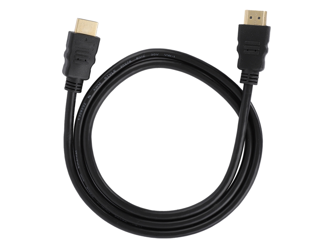 Cabo Hdmi Ultra Hd 4k Com Revestimento De Ouro Para Desktop, Tv, Laptop E Roteador 1m