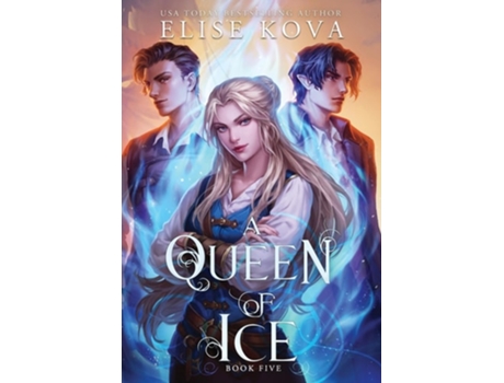 Livro A Queen of Ice de Elise Kova (Inglês - Capa Dura)