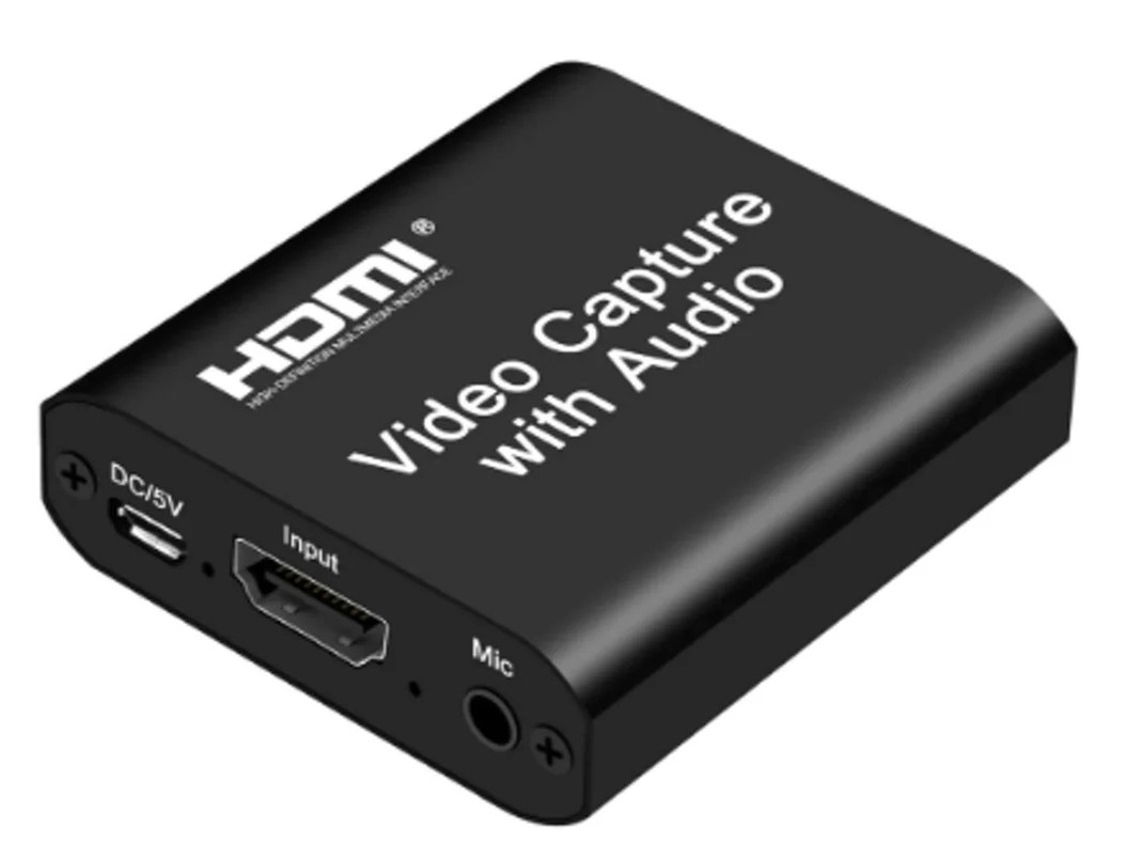 Placa de Captura de Vídeo Hdmi com Microfone Gravador de Vídeo de Transmissão Ao Vivo Usb 2.0 4K Hd 1080P 60Fps para Ps Xbox Dslr Action Cam YIZHOOD