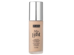 Base Facial Ativa Leve Oil Free FPS 10, Tom 040 Areia, 30ml Pupa Milano