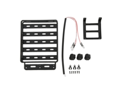 Suporte de teto com luzes LED para carro RC, universal, com rack de bagagem | S/MARCA