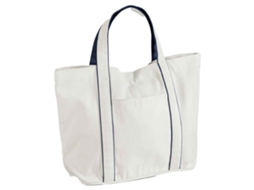 Bolsa tote Westford Mill Courtside tamanho único branco/azul marinho AQUAFORGE