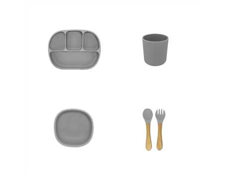 Conjunto de Refeição Grey MARKLAND