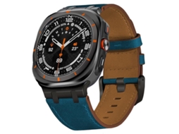 Bracelete Couro Azul Escuro para Samsung Galaxy Watch Ultra XIAOMOYU (47mm)