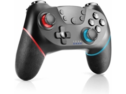 YIZHOOD Switch Controller Wireless Switch Controller com Bluetooth / Gyro Axis Dual Turbo Motorpreto YIZHOOD