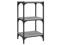 Book Cabinet, Book Cabinets Vidaxl Cinzeto Madeira Processada (n/a)