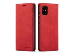 Capa De Couro Flip Horizontal Com Magnetismo Forte Para Samsung Galaxy A31 Forwenw Dream Series Oil Edge Com Suporte, Compartimentos Para Cartões, Car