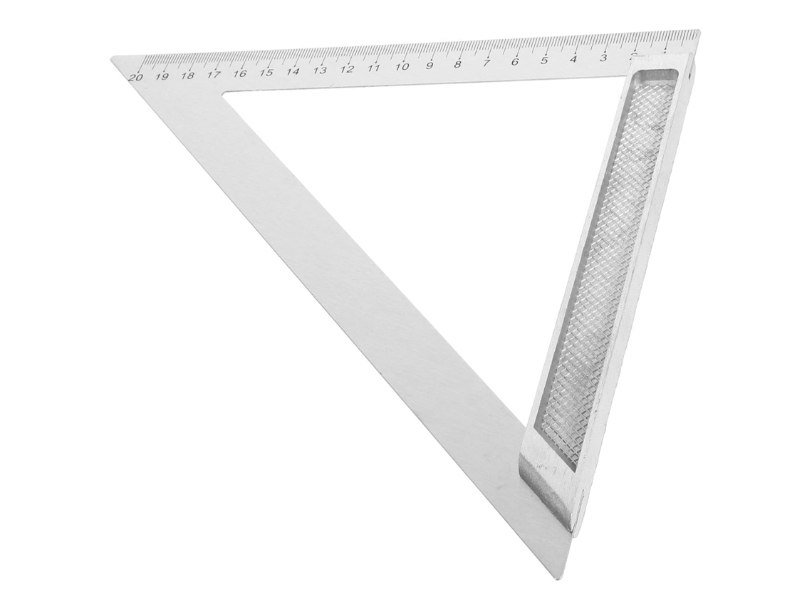 Suporte Triangular De Alumínio Com Base 200mm Largura E Ângulo 90°