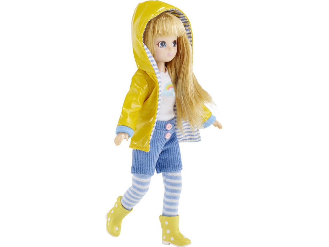 Boneca LOTTIE Muddy Puddles & Roupa de Super-Heróis
